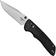 Image for Hogue Deka 24379 Tumble Magnacut, Black Polymer, Clippoint, pocket knife