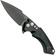 Afbeelding voor Hogue X5 3.5" Spearpoint 34579 Buttonlock Flipper zakmes, Black Finish