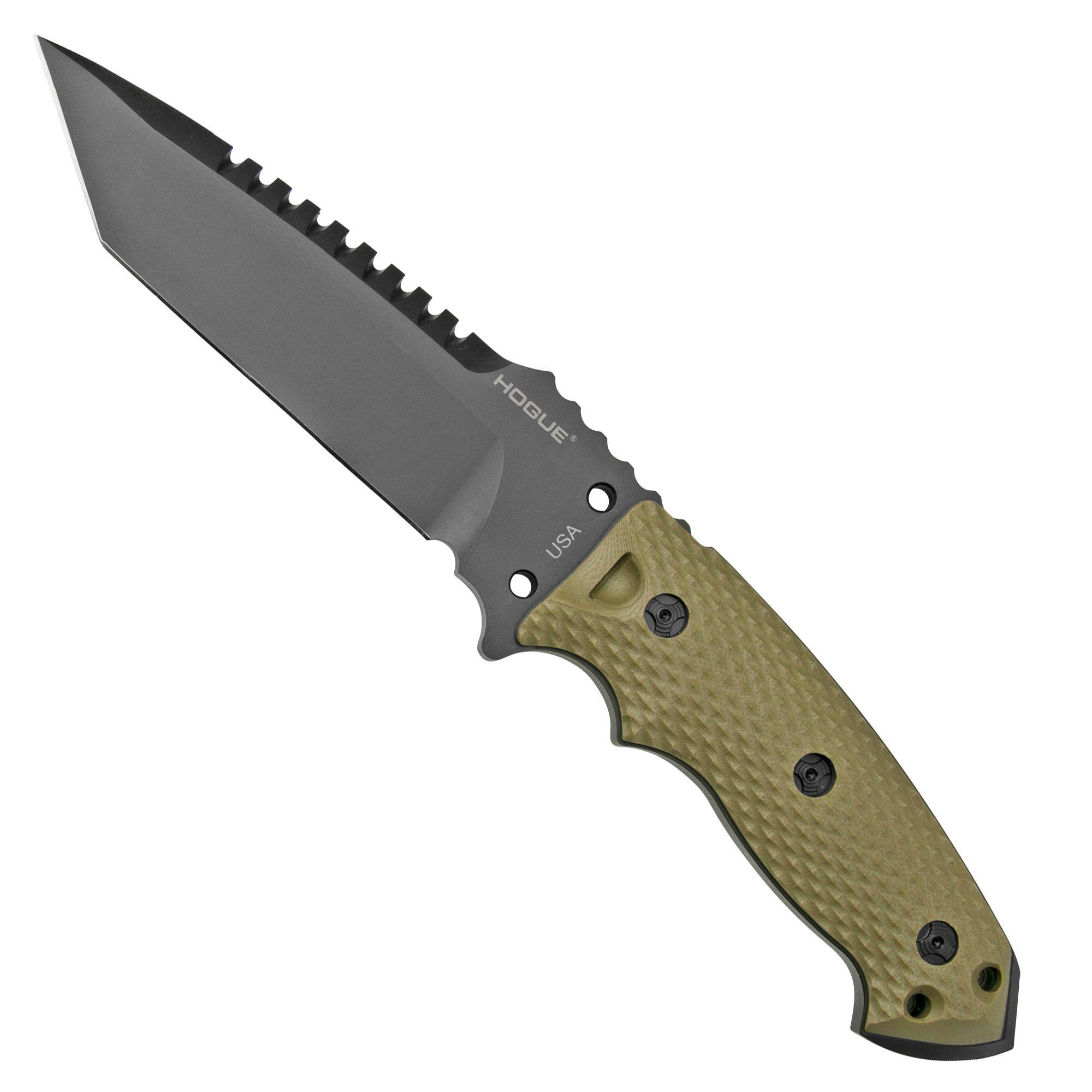 Hogue EX-F01 5.5" Tanto, OD Green G10, A2-staal, 35128 vaststaand mes