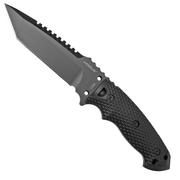 Hogue EX-F01 5.5" Tanto Black G10, A2-staal, 35129 coltello fisso