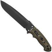 Hogue EX-F01 7" G-Mascus Green, A2-staal, 35158 fixed knife