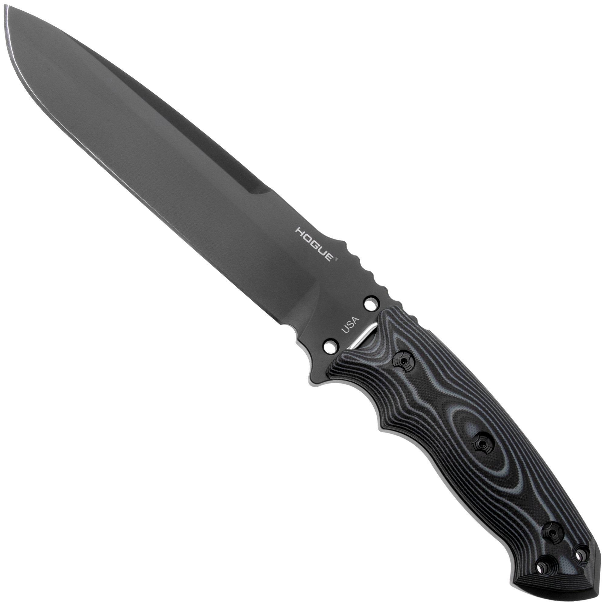 Hogue EX-F01 7" G-Mascus Black, A2-Stahl, 35159 feststehendes Messer