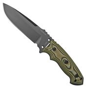 Hogue EX-F01 5.5" G-Mascus Green, A2-staal, 35178 vaststaand mes 