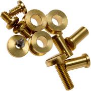 Rick Hinderer Complete Brass hardware set, XM18 3.5”