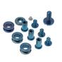 Image for Rick Hinderer XM18 3.5"  Skinny Slicer Complete Stonewashed Blue Hardware Kit