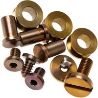 Afbeelding voor Rick Hinderer Complete Stonewash Bronze Titanium Hardware Set, XM18 3,5” Skinny