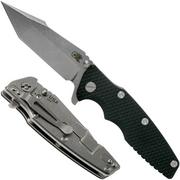 Rick Hinderer Eklipse 3.5” Harpoon Tanto, CPM 20CV, Stonewashed, Black G10 zakmes