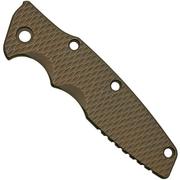 Rick Hinderer Eklipse 3.5” greepschaal, Textured Battle Bronze Titanium