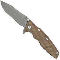 Image for Rick Hinderer Eklipse 3.5” Spearpoint S45VN, Battle Bronze, Earth Brown G10, pocket knife