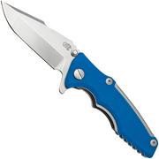 Rick Hinderer Eklipse 3.0" 20CV Harpoon Spanto Stonewash Blue G10, pocket knife
