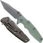 Image pour Rick Hinderer Eklipse 3.5” Tanto, CPM 20CV Battle Bronze, Translucent Green G10 couteau de poche