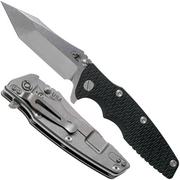 Rick Hinderer Eklipse 3.5” Tanto, CPM 20CV Stonewashed, Black G10 pocket knife