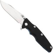 Afbeelding voor Rick Hinderer Eklipse 3.5" Skinny Slicer, Hollow Grind Stonewash Magnacut, Blue, Black G10, zakmes