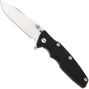 Afbeelding voor Rick Hinderer Eklipse 3.5" Skinny Slicer, Hollow Grind Stonewash Magnacut, Bronze, Black G10, zakmes