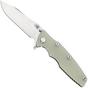 Afbeelding voor Rick Hinderer Eklipse 3.5" Skinny Slicer, Hollow Grind Stonewash Magnacut, Translucent G10, zakmes