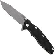Afbeelding voor Rick Hinderer Eklipse 3.5" Skinny Slicer, Hollow Grind Working Finish Magnacut, Black G10, zakmes