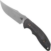 Rick Hinderer The Emmett, CPM 20CV, Black Micarta hunting knife