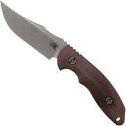 Rick Hinderer The Emmett, CPM 20CV, Burgundy Micarta Jagdmesser