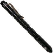 Rick Hinderer Extreme Duty Spiral Pen, Aluminum, Polished Black, bolígrafo táctico