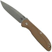 Rick Hinderer FireTac Spanto Acid Stonewash, Battle Bronze Coyote G10, Taschenmesser