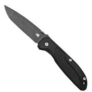 Rick Hinderer FireTac Spanto Battle Black, Black G10, navaja