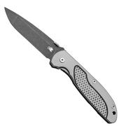 Rick Hinderer FireTac Spanto Battle Black, Black Grey G10, navaja