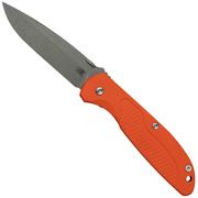 Rick Hinderer FireTac Spanto Acid Stonewash, Working Finish Orange G10, pocket knife