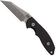 Rick Hinderer FXM 3.5" Wharncliffe, black G10 vaststaand mes