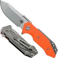 Afbeelding voor Rick Hinderer Half Track Gen 2, Spearpoint 20CV, Orange G10, zakmes