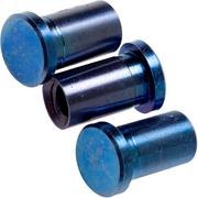 Rick Hinderer Handle Nuts Blue Titanium, Set of 3, XM18 3,5” Skinny