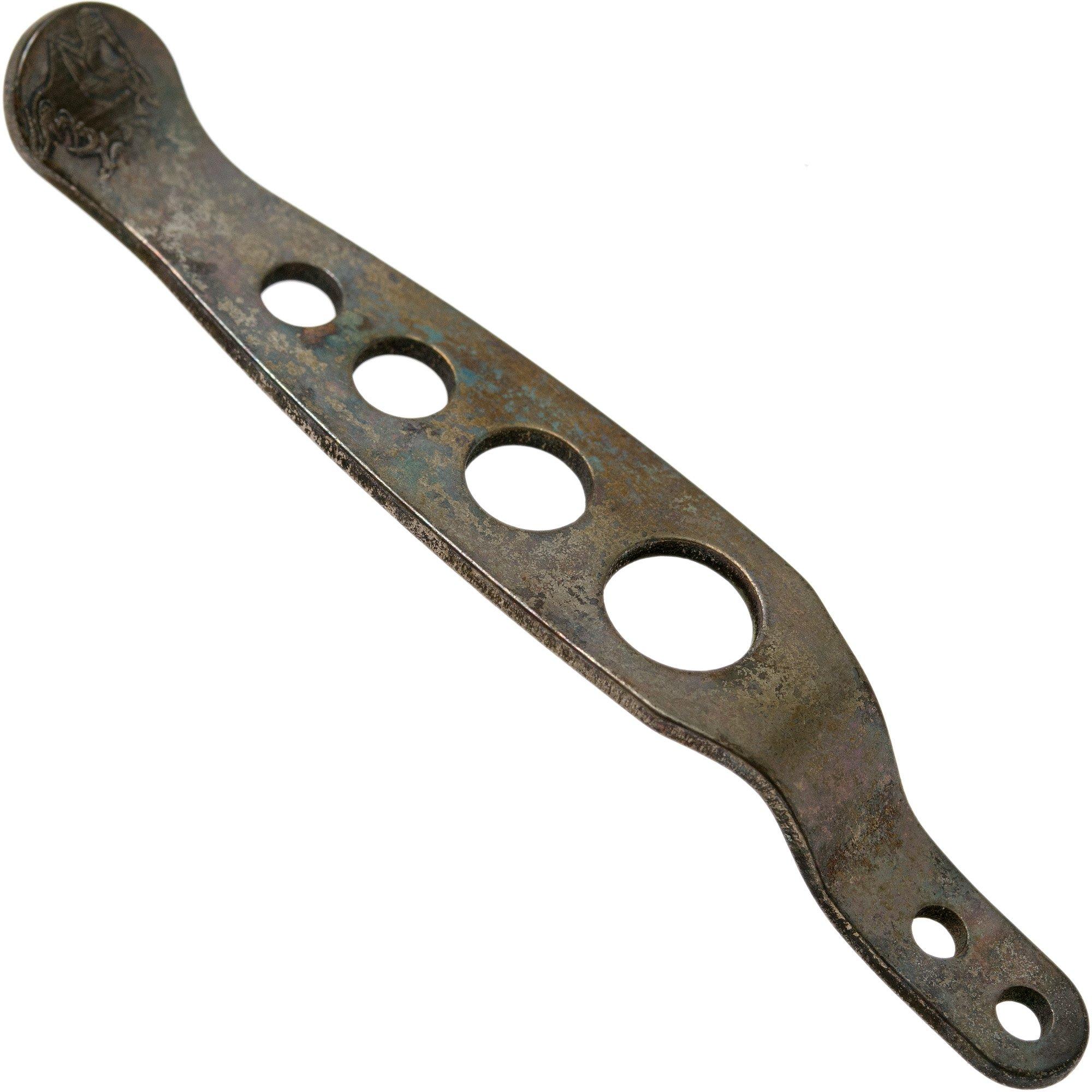 Rick Hinderer Knives Holey Pocket Clip, antiqued