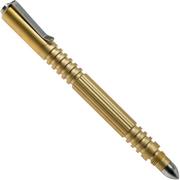 Rick Hinderer Investigator Pen Brass/Messing, beadblasted, Tactical Pen