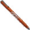 Rick Hinderer Investigator Pen Flames Aluminium Matte Orange, tactical pen