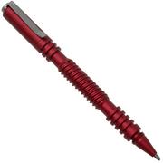 Rick Hinderer Spiral Investigator Pen, Aluminum, mattes Rot, taktischer Stift