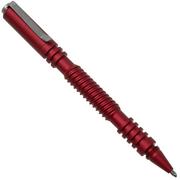 Rick Hinderer Spiral Investigator Pen, Aluminum, Matte Red, stylo tactique