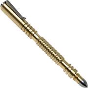 Rick Hinderer Spiral Investigator Pen Brass, penna tattica