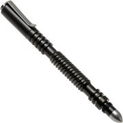 Rick Hinderer Spiral Investigator Pen Stainless Steel, Stonewash Black DLC, caneta tática