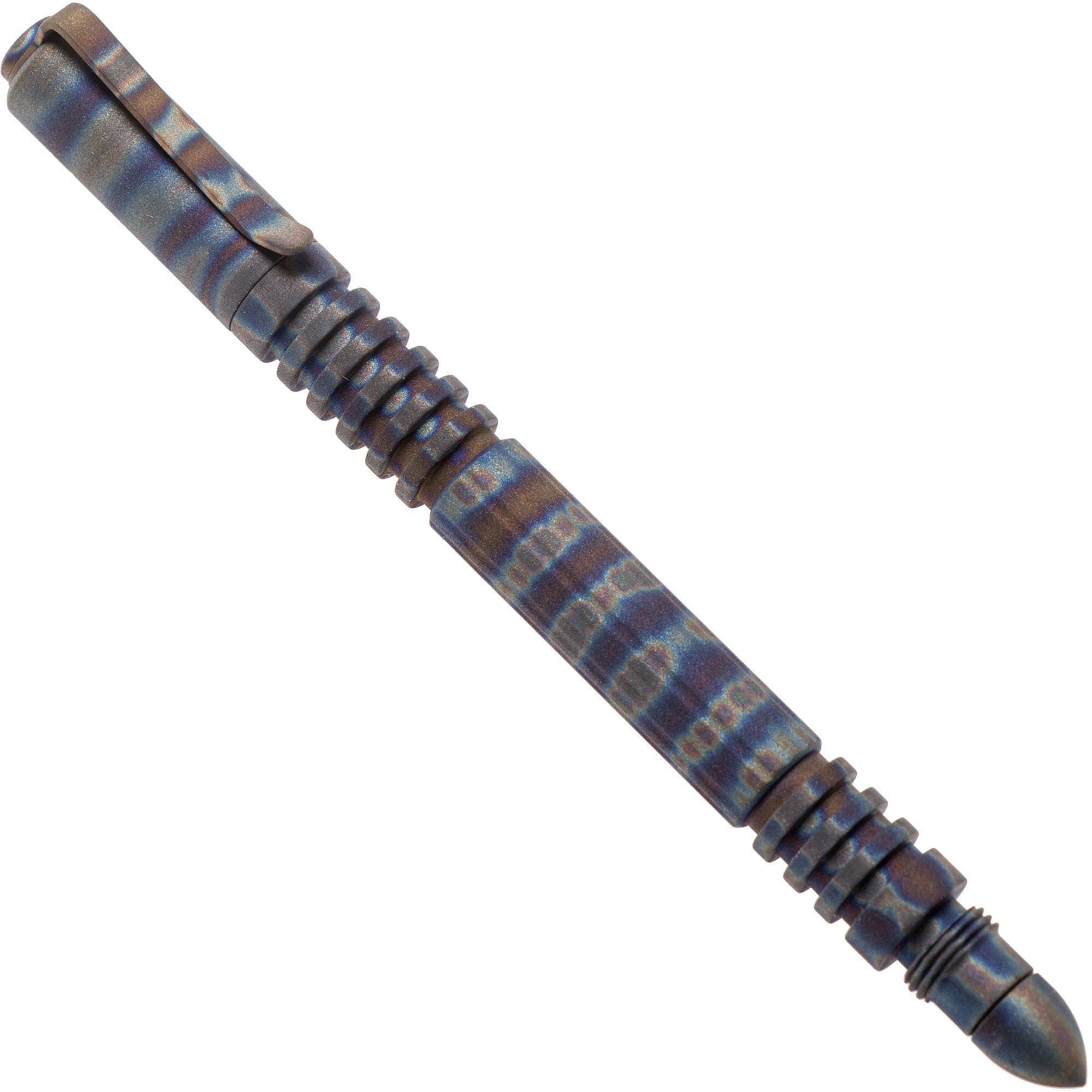 Długopis taktyczny Rick Hinderer Investigator Pen Titanium Flamed