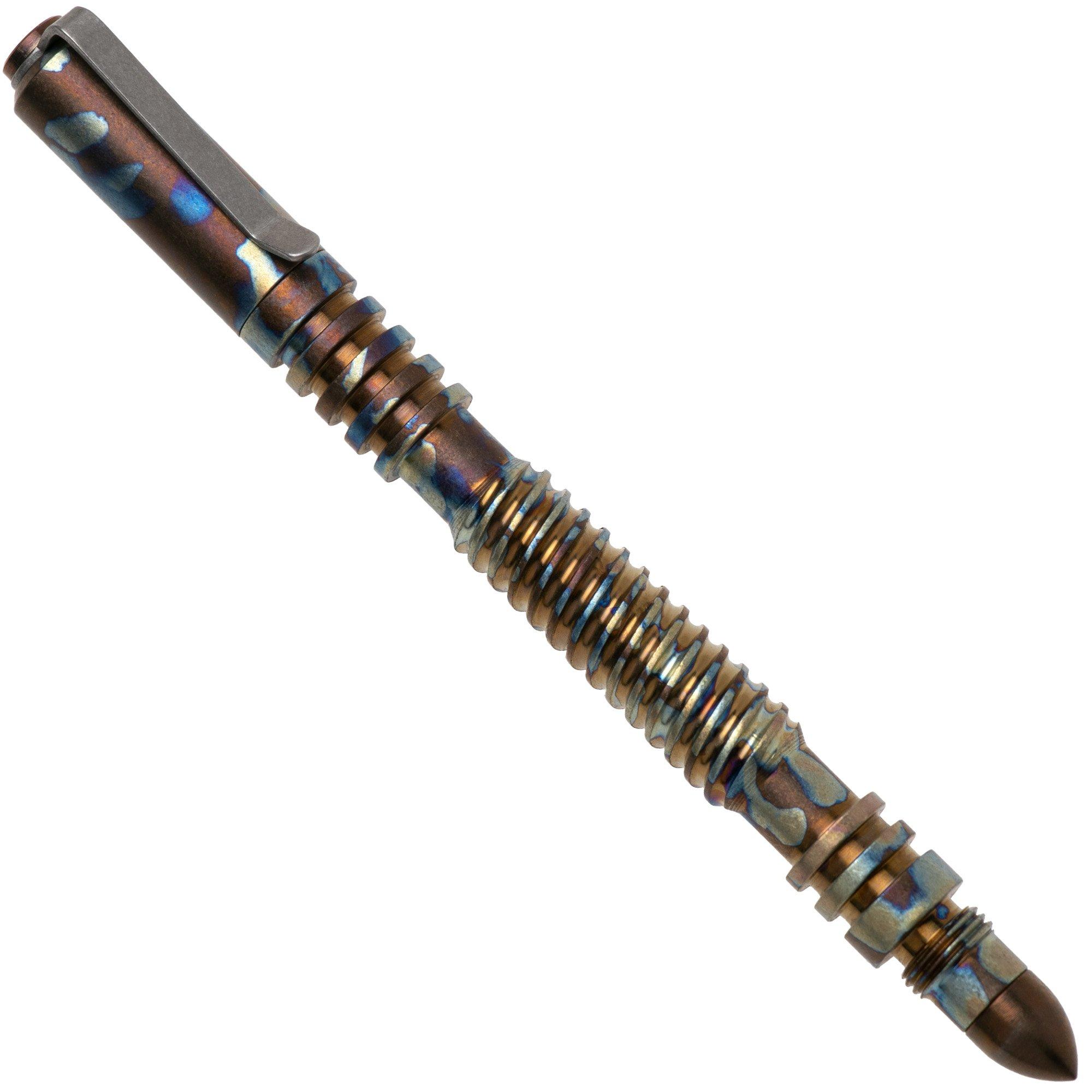 Długopis taktyczny Rick Hinderer Spiral Investigator Pen, Titanium, Stonewash Painted
