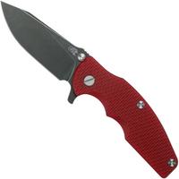 Afbeelding voor Rick Hinderer Jurassic Slicer Battle Black, Red G10 CPM 20CV zakmes
