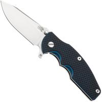 Immagine per Rick Hinderer Jurassic Slicer, Hollow Ground Magnacut, Stonewashed, Blue/Black G10, coltello da tasca