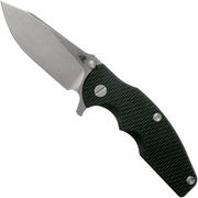 Rick Hinderer Jurassic Slicer, schwarzes G10 CPM 20CV Taschenmesser