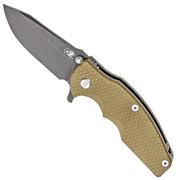 Rick Hinderer Jurassic Spearpoint 20CV Battle Black, Black G10 navaja