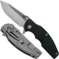 Afbeelding voor Rick Hinderer Jurassic Spearpoint 20CV Stonewash Black G10 zakmes