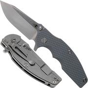 Rick Hinderer Jurassic Spearpoint 20CV Stonewash Dark Grey G10 navaja