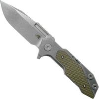 Afbeelding voor Rick Hinderer Fulltrack Spearpoint 20CV OD Green G10 zakmes