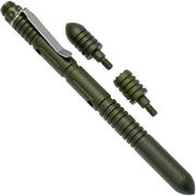 Rick Hinderer Extreme Duty Modular Kubotan Pen Deluxe-Set mattes OD grün, taktischer Stift