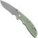 Bild für Rick Hinderer XM-18 3.5" Recurve NF KXM35NFRECWFTG, Dark Stonewashed CPM MagnaCut, Working Finish Titanium, Translucent Green G10, Taschenmesser