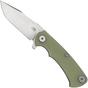 Image pour Rick Hinderer Project X, MagnaCut Clip point, Stonewash, Translucent Green G10, couteau de poche