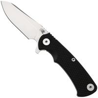 Afbeelding voor Rick Hinderer Project X PJX-MC-SF-SW-BK, Stonewashed CPM MagnaCut Sheepsfoot, Stonewashed Titanium, Black G10, zakmes